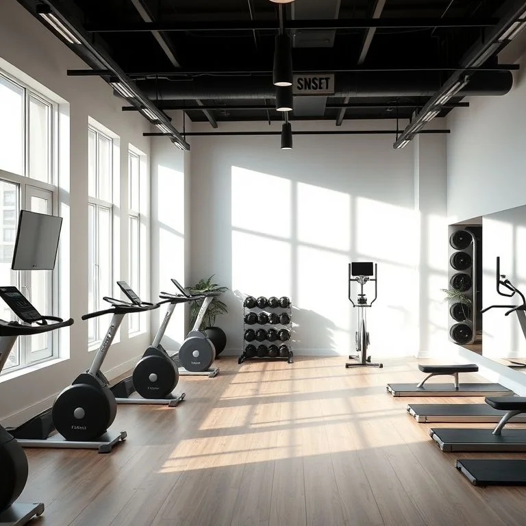 A group of women engaged in high-intensity, synchronized movement.